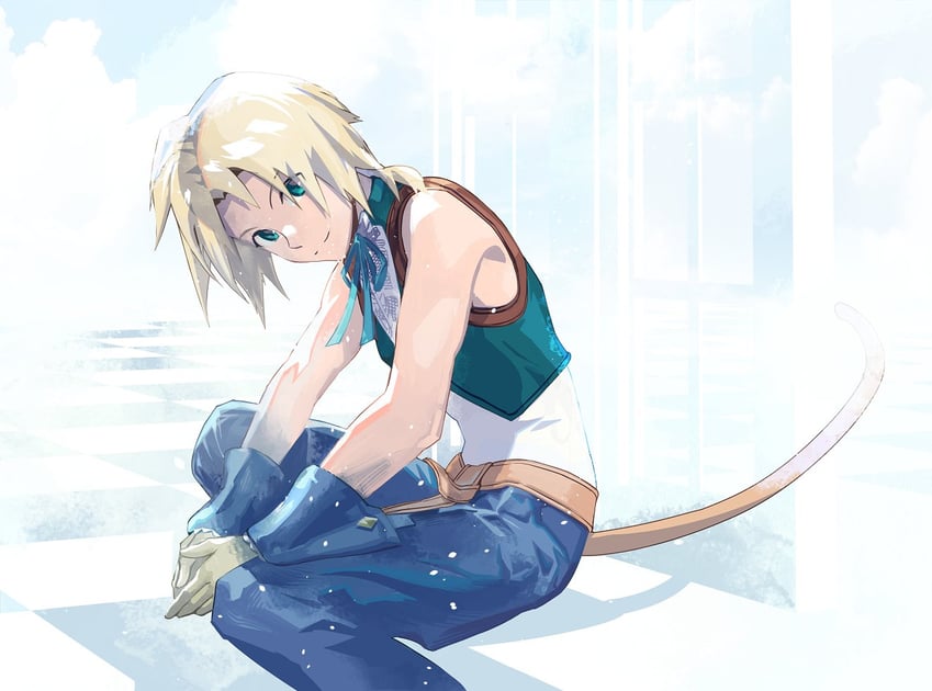 zidane tribal (final fantasy and 1 more) drawn by cofffee
