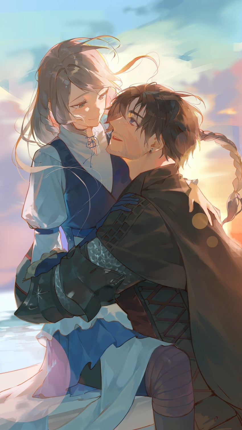 clive rosfield and jill warrick (final fantasy and 1 more)