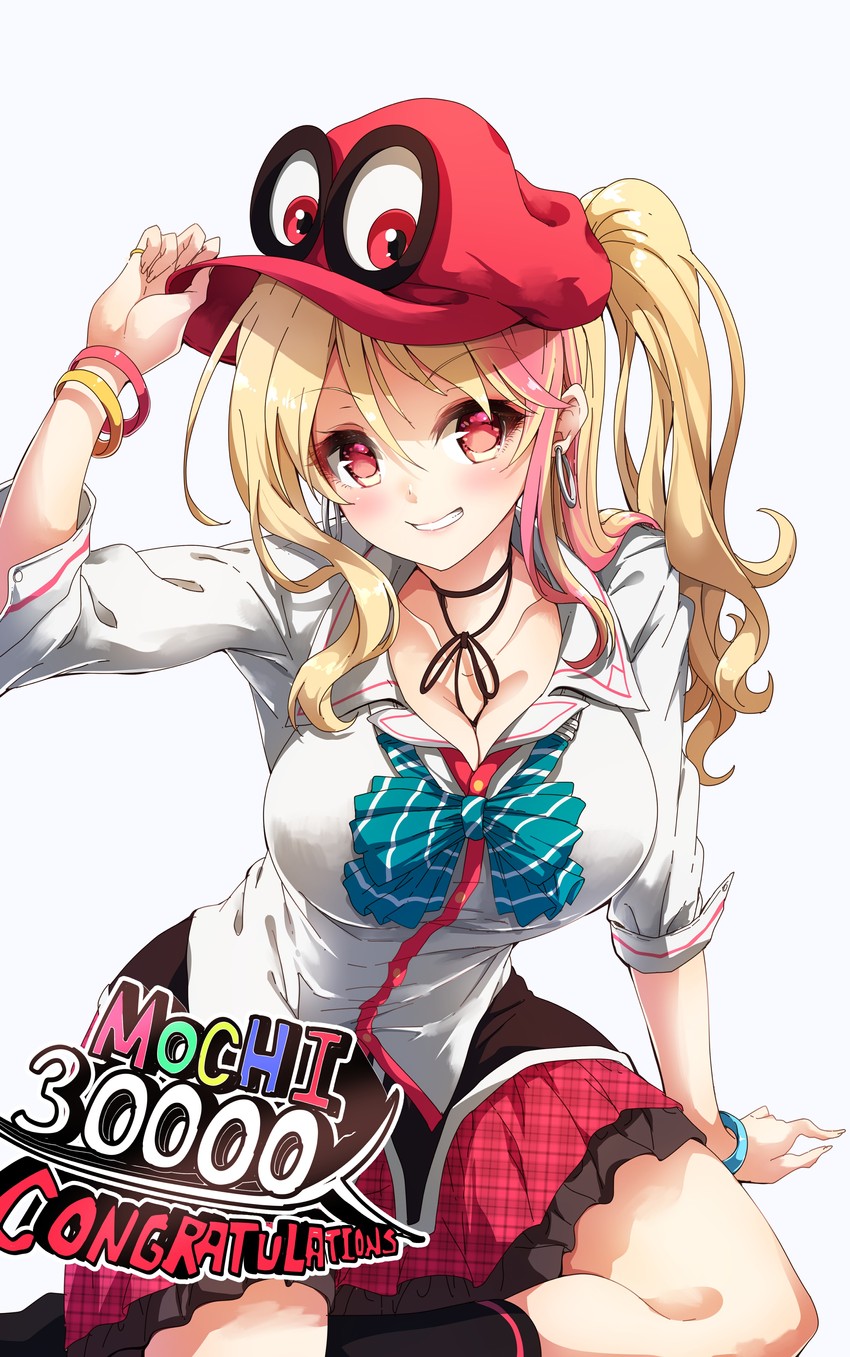 cappy and nekonoki mochi (mario and 2 more) drawn by darjeeling_(reley)