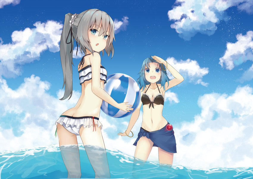 mononobe no futo and kumoi ichirin (touhou) drawn by monobe_tsukuri