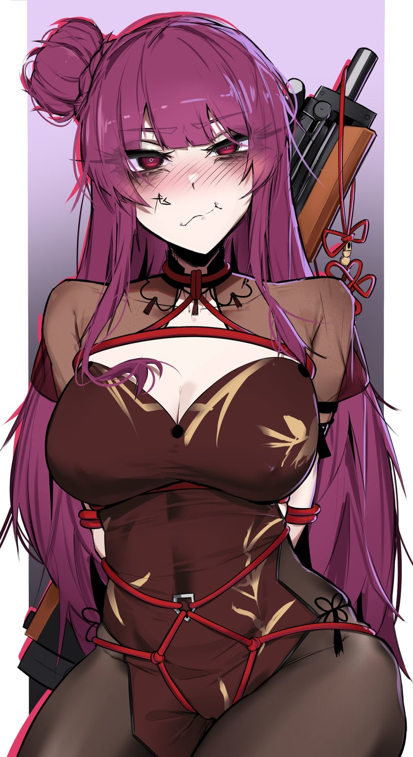 wa2000 and makiatto (girls' frontline and 1 more) drawn by ace_glitch