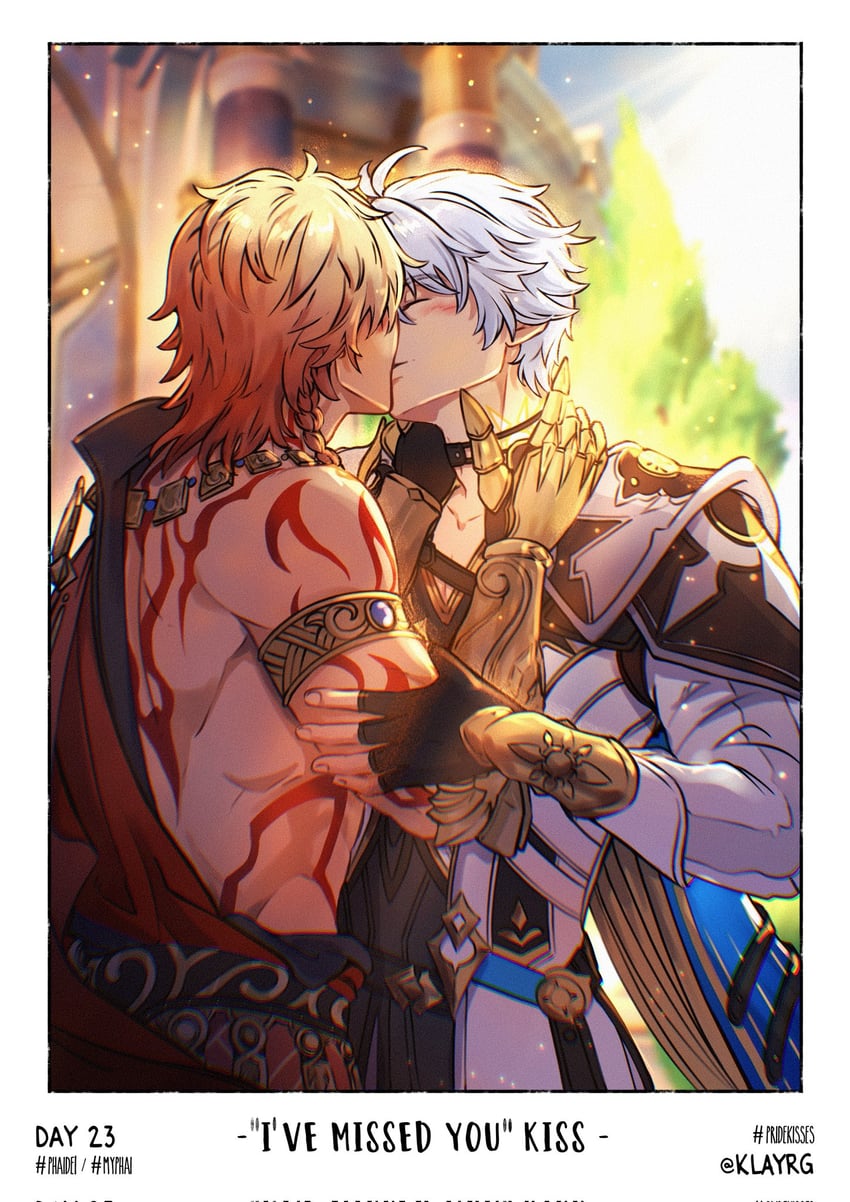 phainon and mydei (honkai and 1 more) drawn by klayrg