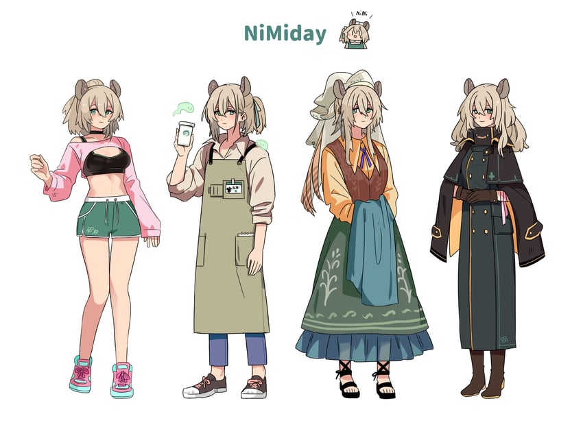 nimi nightmare and naplings (indie virtual youtuber and 1 more) drawn by fongban_illust