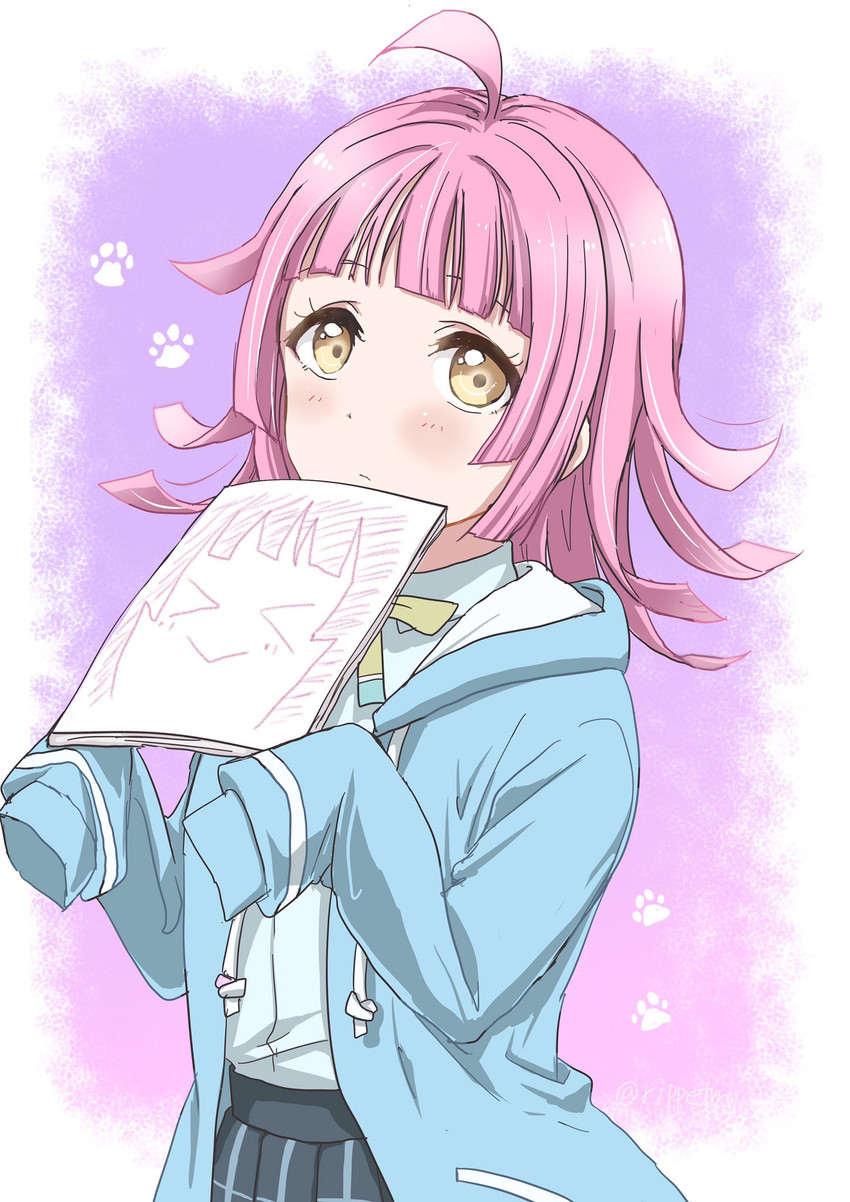 tennoji rina (love live! and 1 more) drawn by rippe