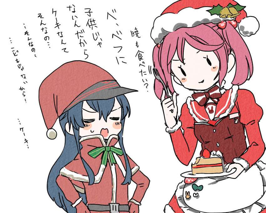 sazanami kai, sazanami, and akatsuki (kantai collection) drawn by cink-knic