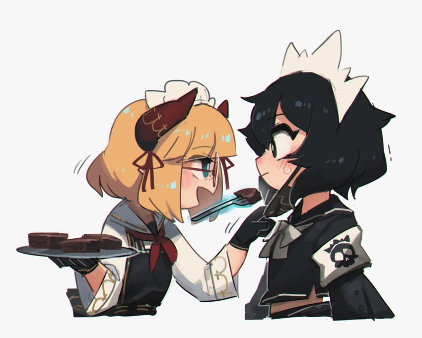 flareze and executioner maid (original) drawn by porforever
