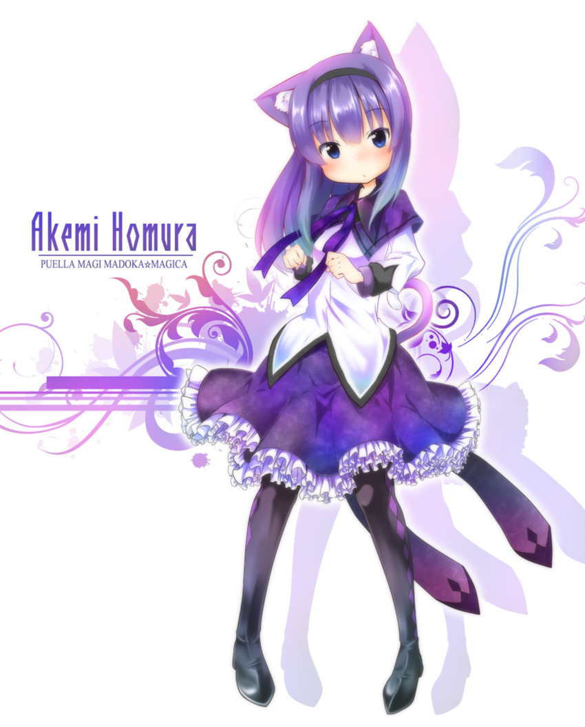 akemi homura (mahou shoujo madoka magica) drawn by tobi_(nekomata_homara)