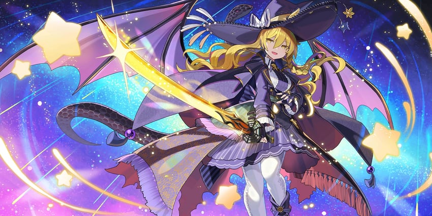 kirisame marisa and evil dragon (touhou and 1 more) drawn by falken_(yutozin)