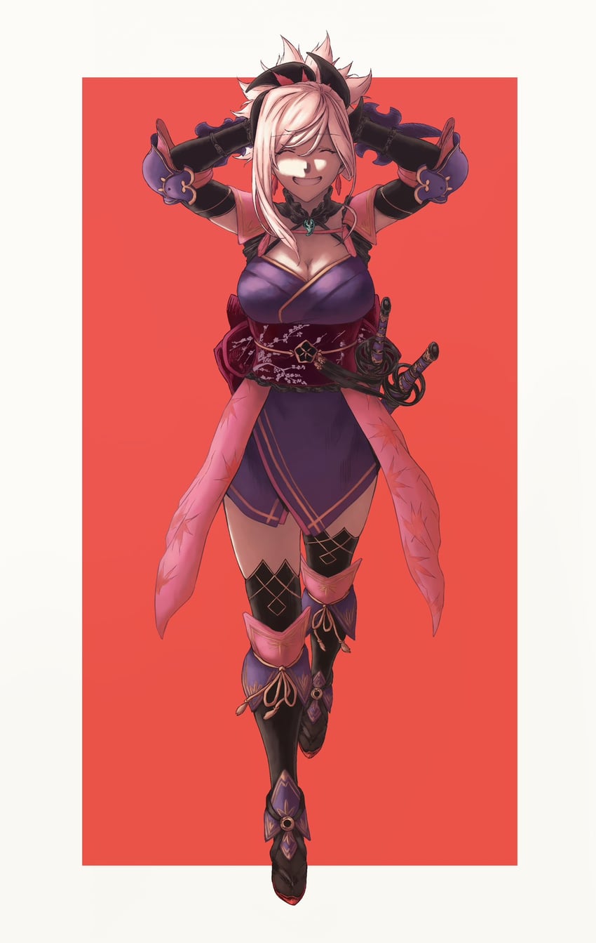 miyamoto musashi (fate and 1 more) drawn by wwooodzy
