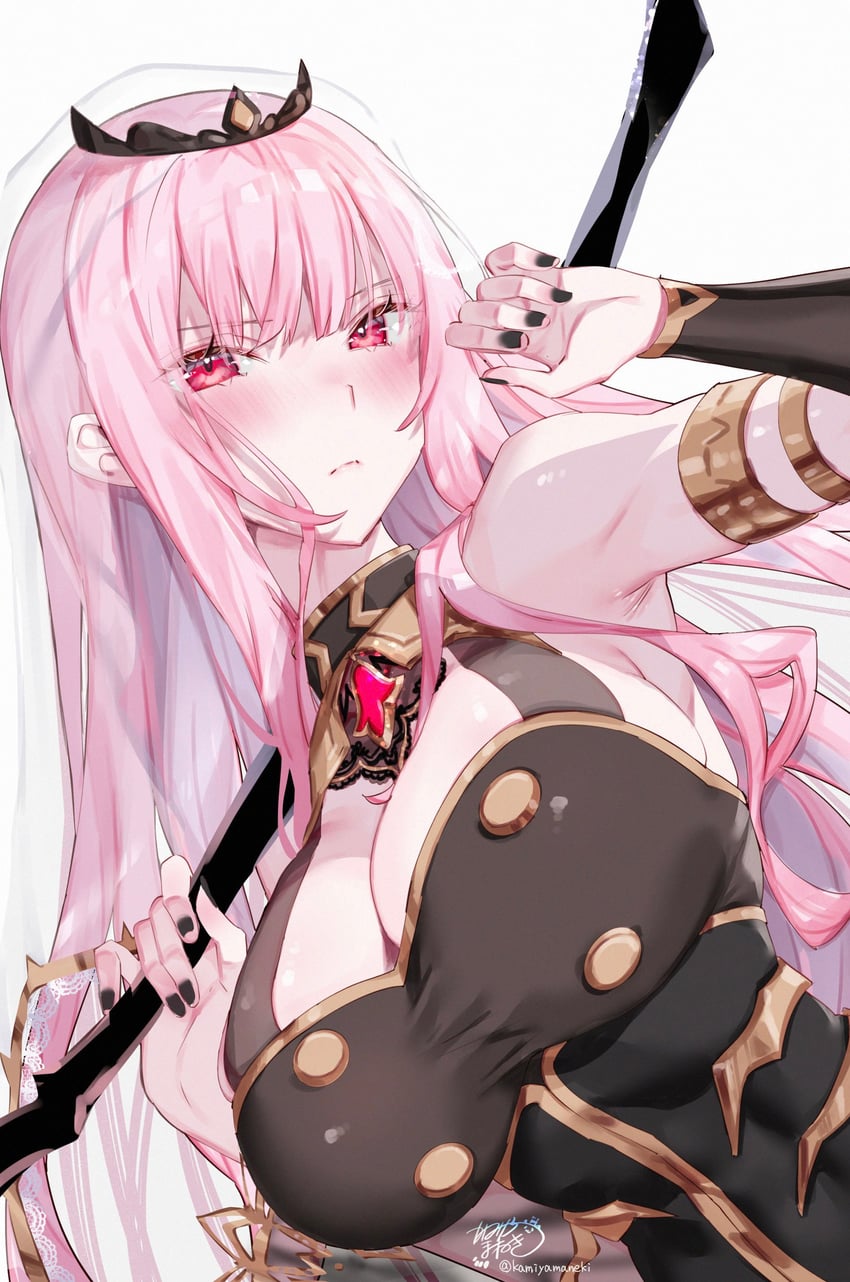 mori calliope (hololive and 1 more) drawn by kamiya_maneki