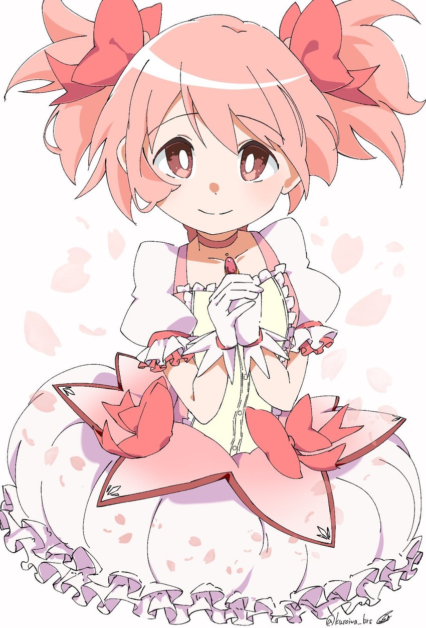 kaname madoka (mahou shoujo madoka magica) drawn by kuroiwa_brs