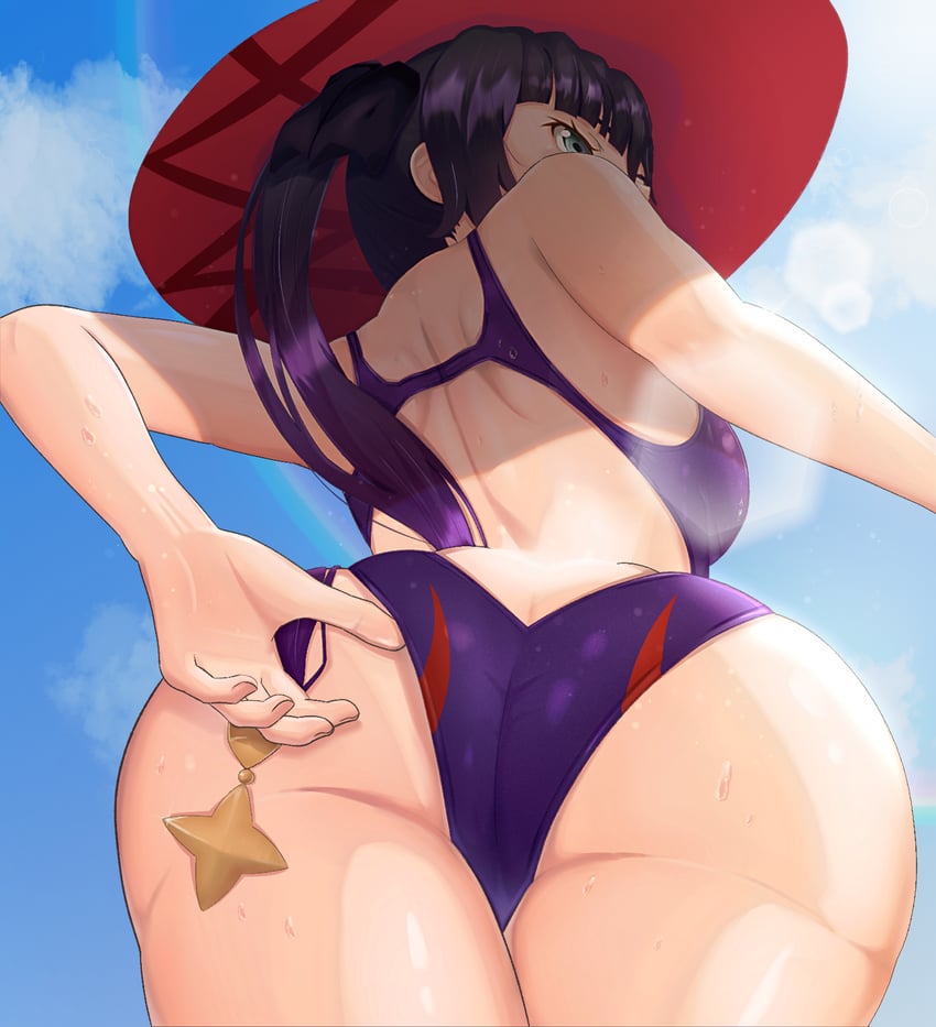 mona (genshin impact) drawn by a-o_a