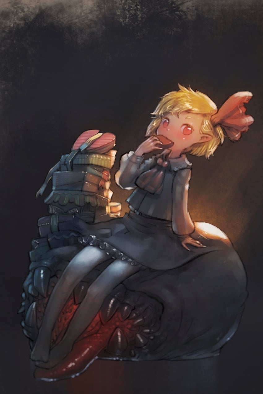 rumia (touhou) drawn by yst