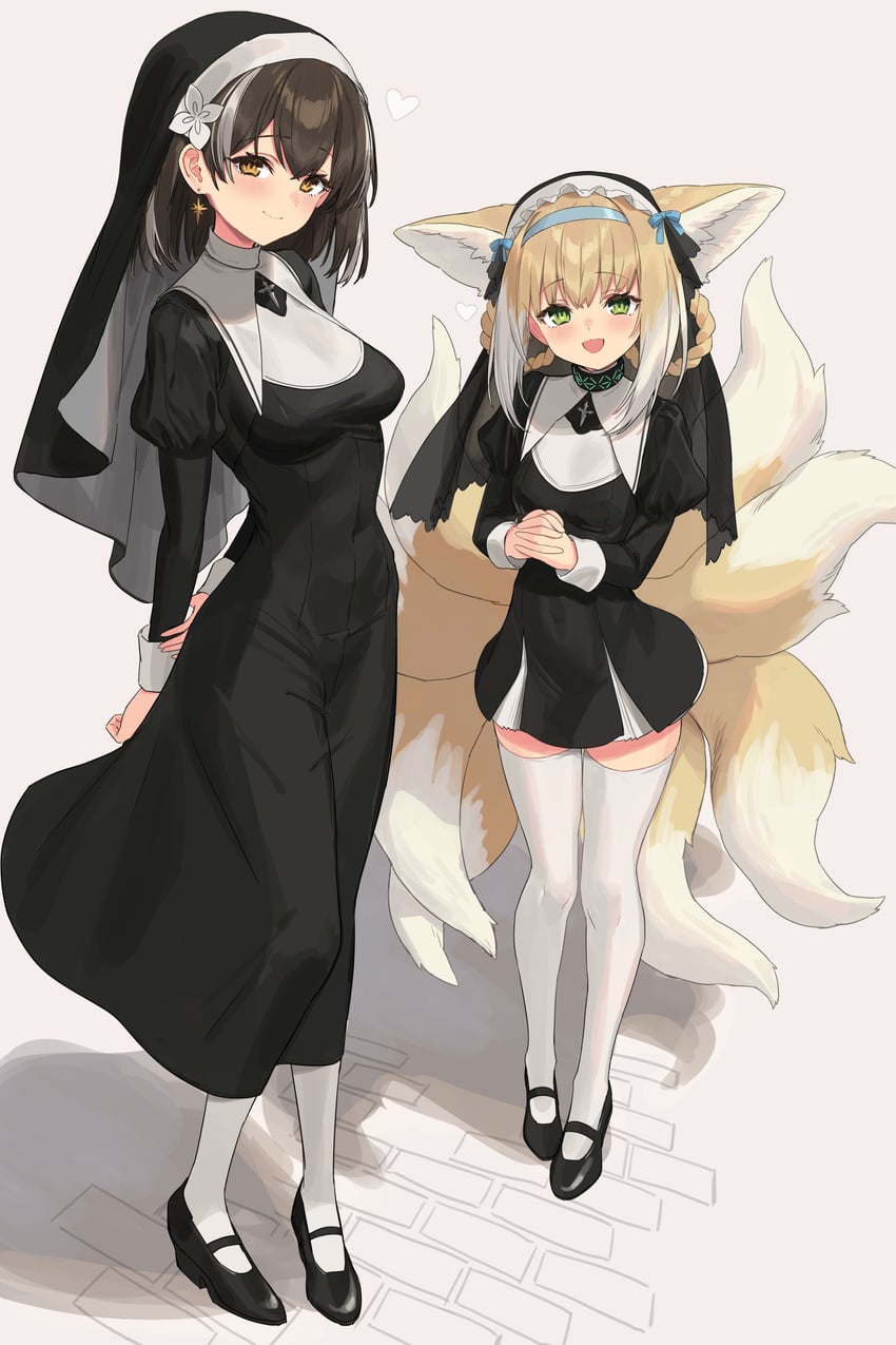 suzuran and magallan (arknights) drawn by sigm@