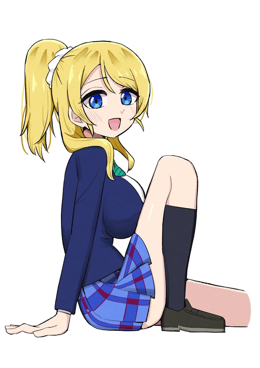 ayase eli (love live! and 1 more) drawn by kooei