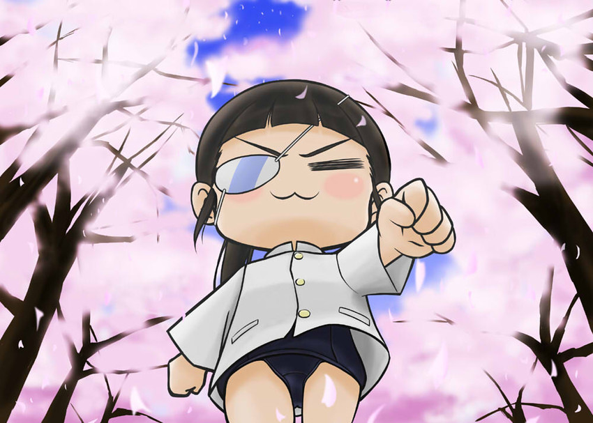 sakamoto mio (world witches series and 1 more) drawn by sayu_(mio-mosa)