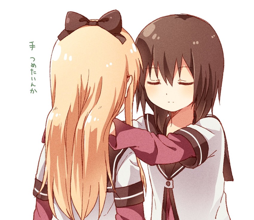 toshinou kyouko and funami yui (yuruyuri) drawn by namori