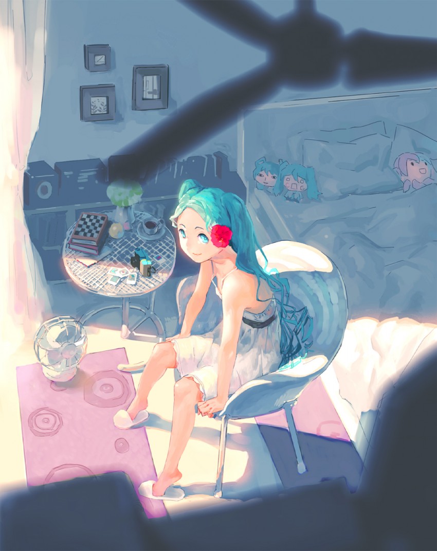 hatsune miku, megurine luka, takoluka, hachune miku, and shiteyan'yo (vocaloid) drawn by ekao