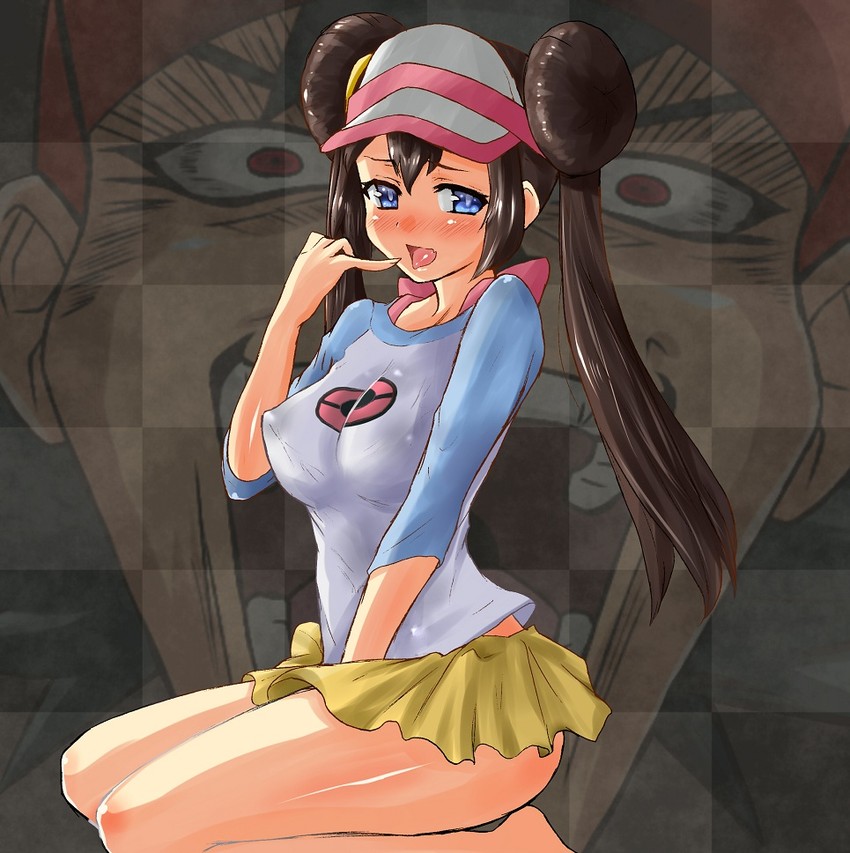 rosa and nate (pokemon and 2 more) drawn by turizao