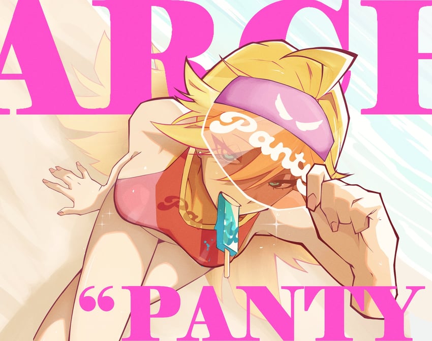 panty (panty & stocking with garterbelt) drawn by slim_(sl1m_skull)