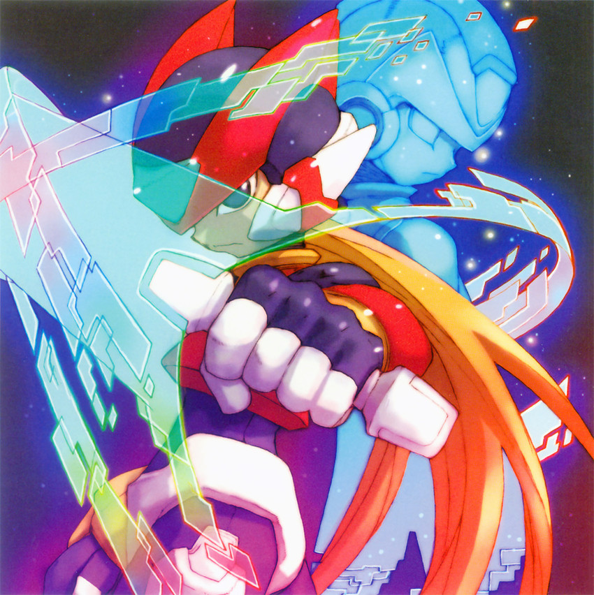 zero, x, zero(z), and cyber elf x (mega man and 1 more) drawn by nakayama_tooru