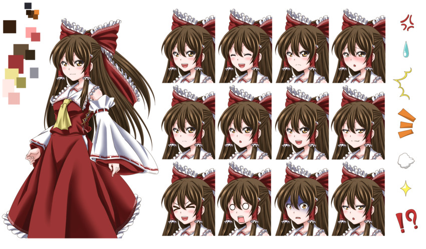 hakurei reimu (touhou) drawn by tatsuya_(guild_plus)