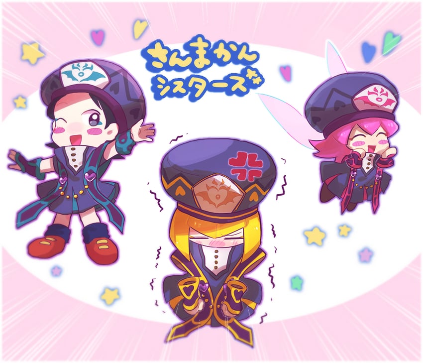 adeleine, ribbon, zan partizanne, francisca, and flamberge (kirby and 2 more) drawn by chiimako