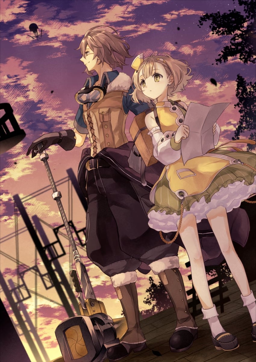 lucille ernella and awin sidelet (atelier and 1 more) drawn by karasumi_(aiseec)