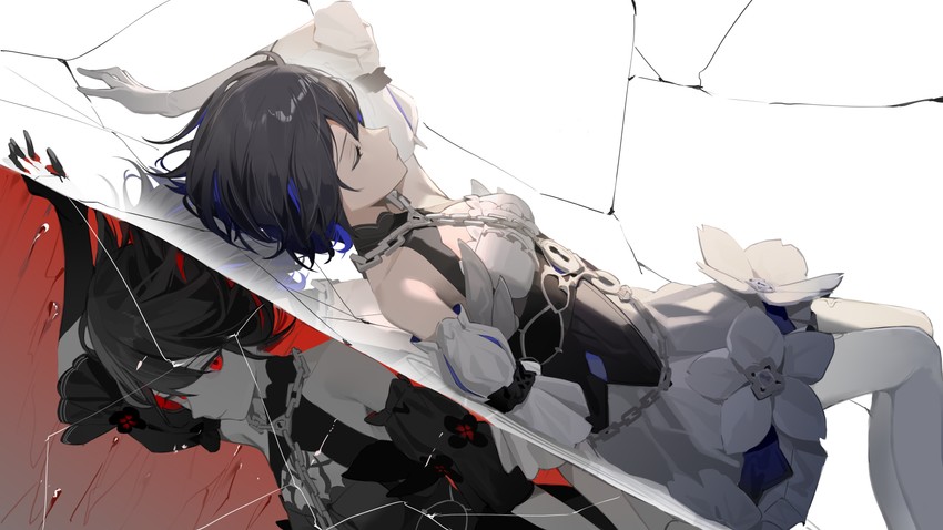 seele vollerei and seele (honkai and 1 more) drawn by shu_kunkuokuozi
