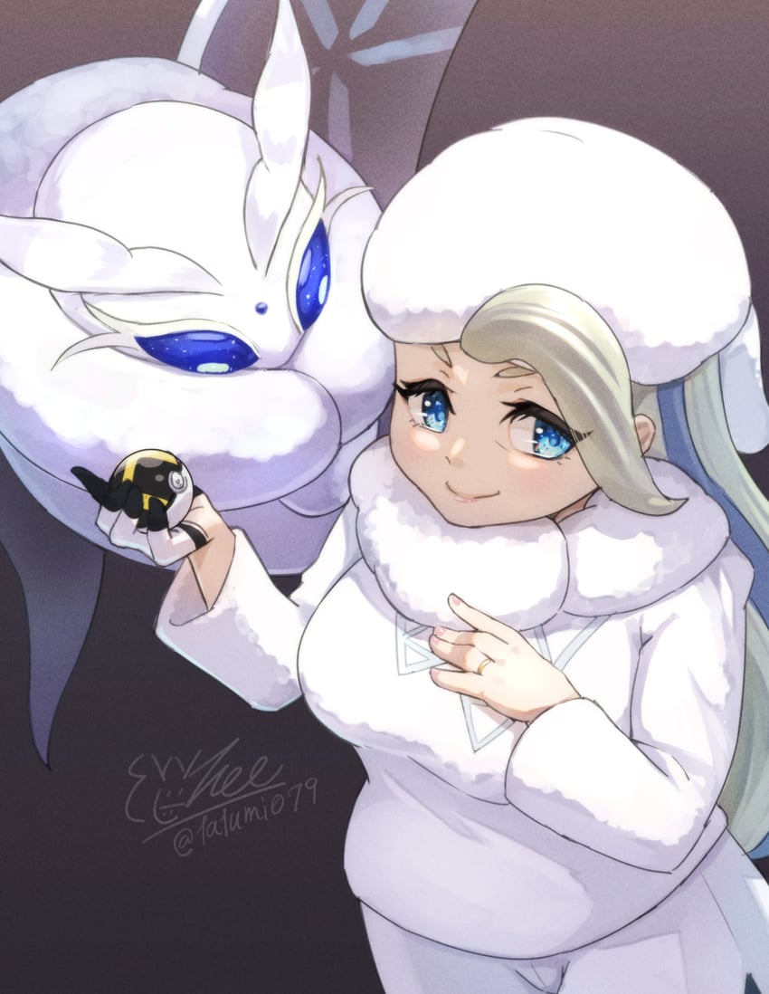 melony and frosmoth (pokemon and 1 more) drawn by tatsumi_(panneko)
