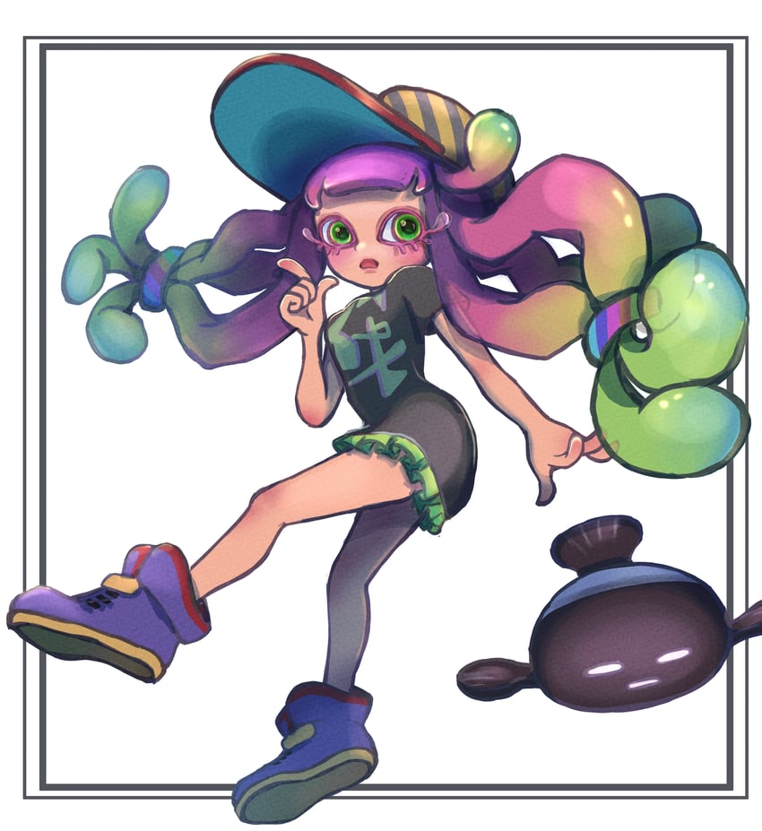 harmony and harmony's clownfish (splatoon and 1 more) drawn by moromi_(kscd4482)