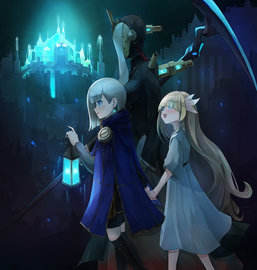 lily, lilac, and nola (ender lilies quietus of the knights and 1 more) drawn by yi_ke_bo_he_tang