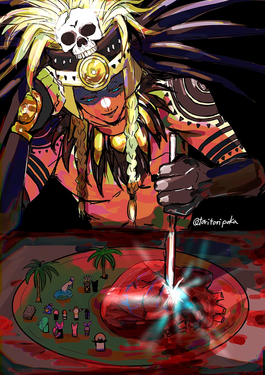 mash kyrielight, fujimaru ritsuka, tamamo, kotomine kirei, nitocris, and 11 more (fate and 1 more) drawn by alice4539