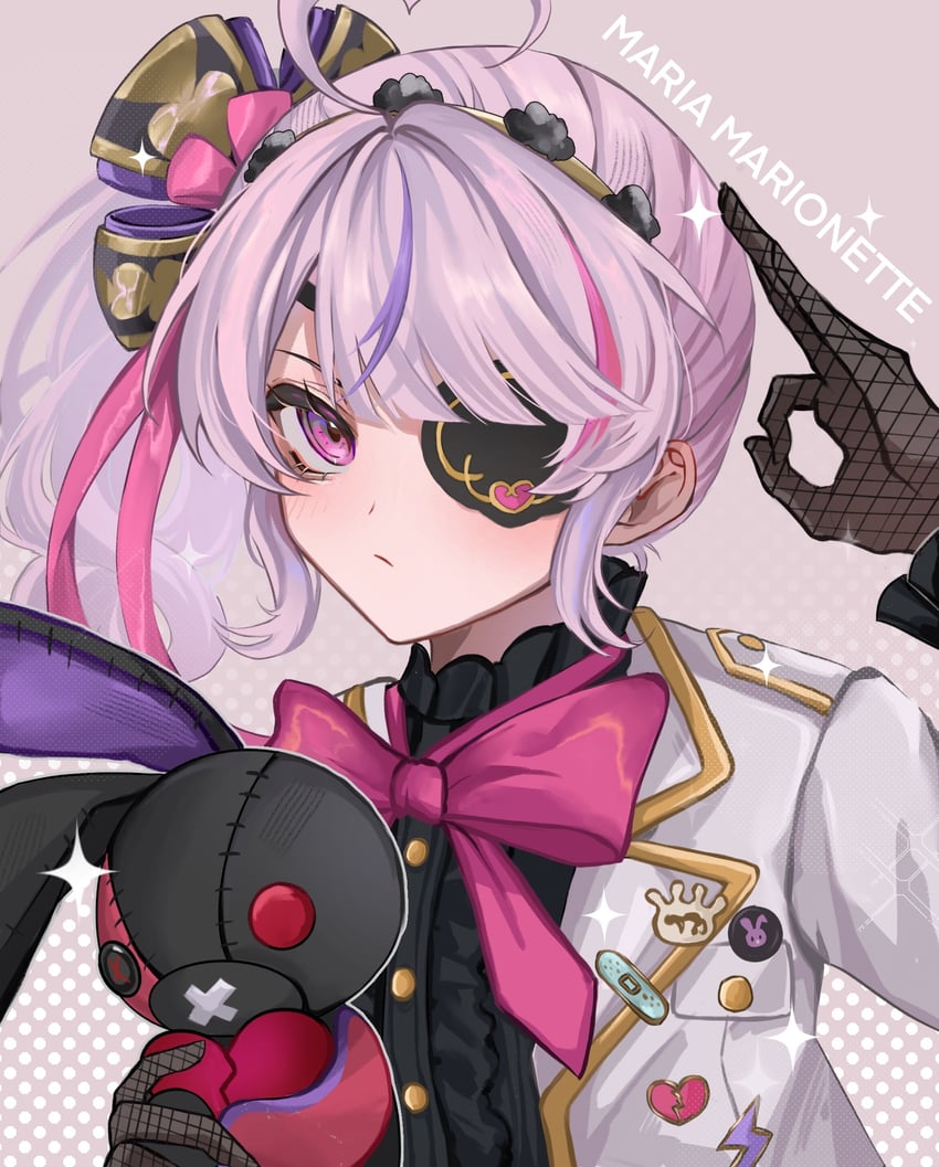 maria marionette and sir ventrilo (nijisanji and 1 more) drawn by maisuie