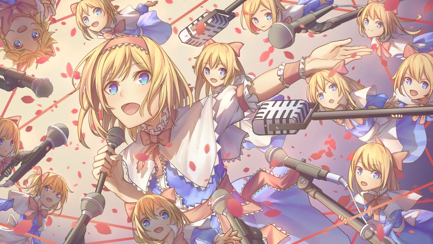 alice margatroid and shanghai doll (touhou) drawn by yangsan_(2991076090)