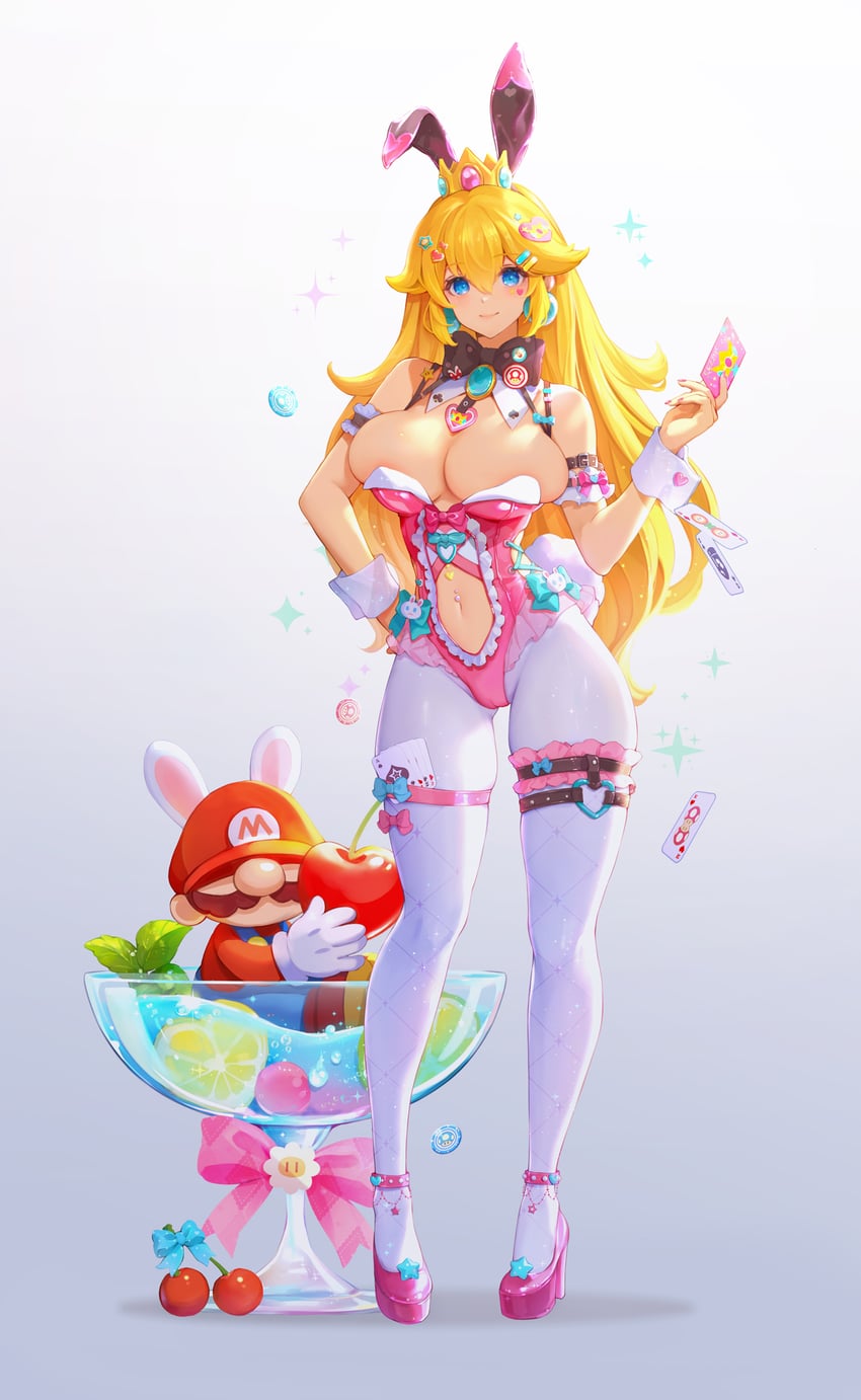 princess peach, mario, boo, piranha plant, and bullet bill (mario) drawn by mushroommirror