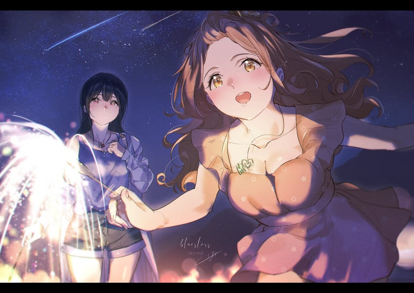 yoroizuka mizore and kenzaki ririka (hibike! euphonium and 1 more) drawn by kuzia_(atarayo)