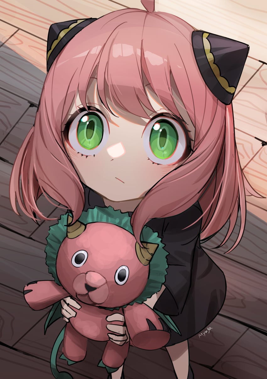 anya and director chimera (spy x family) drawn by myuga66666