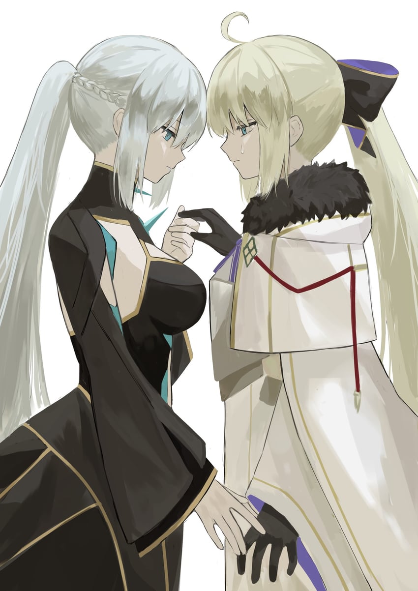 morgan le fay and aesc (fate and 1 more) drawn by rurubusandayo