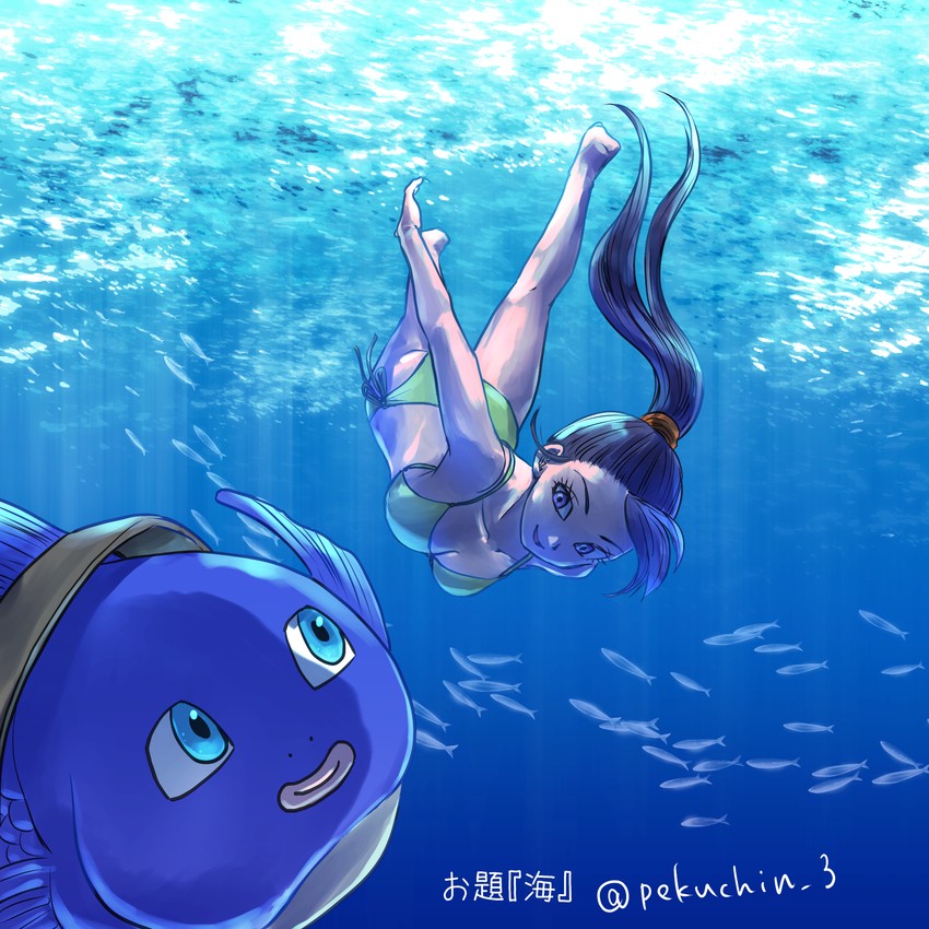 hero and martina (dragon quest and 1 more) drawn by pekuchin_(pekuchin_3)