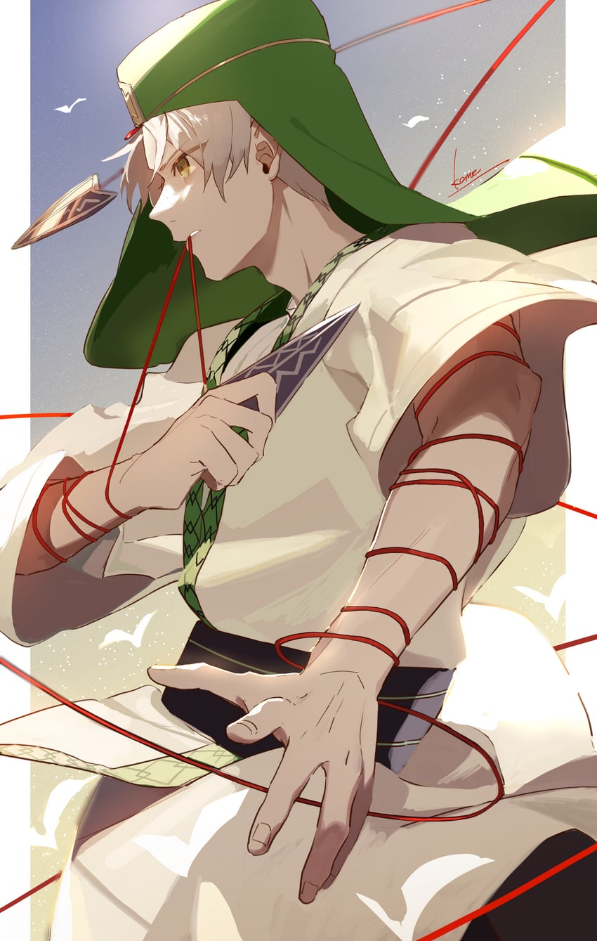 ja'far (magi the labyrinth of magic) drawn by kome_043