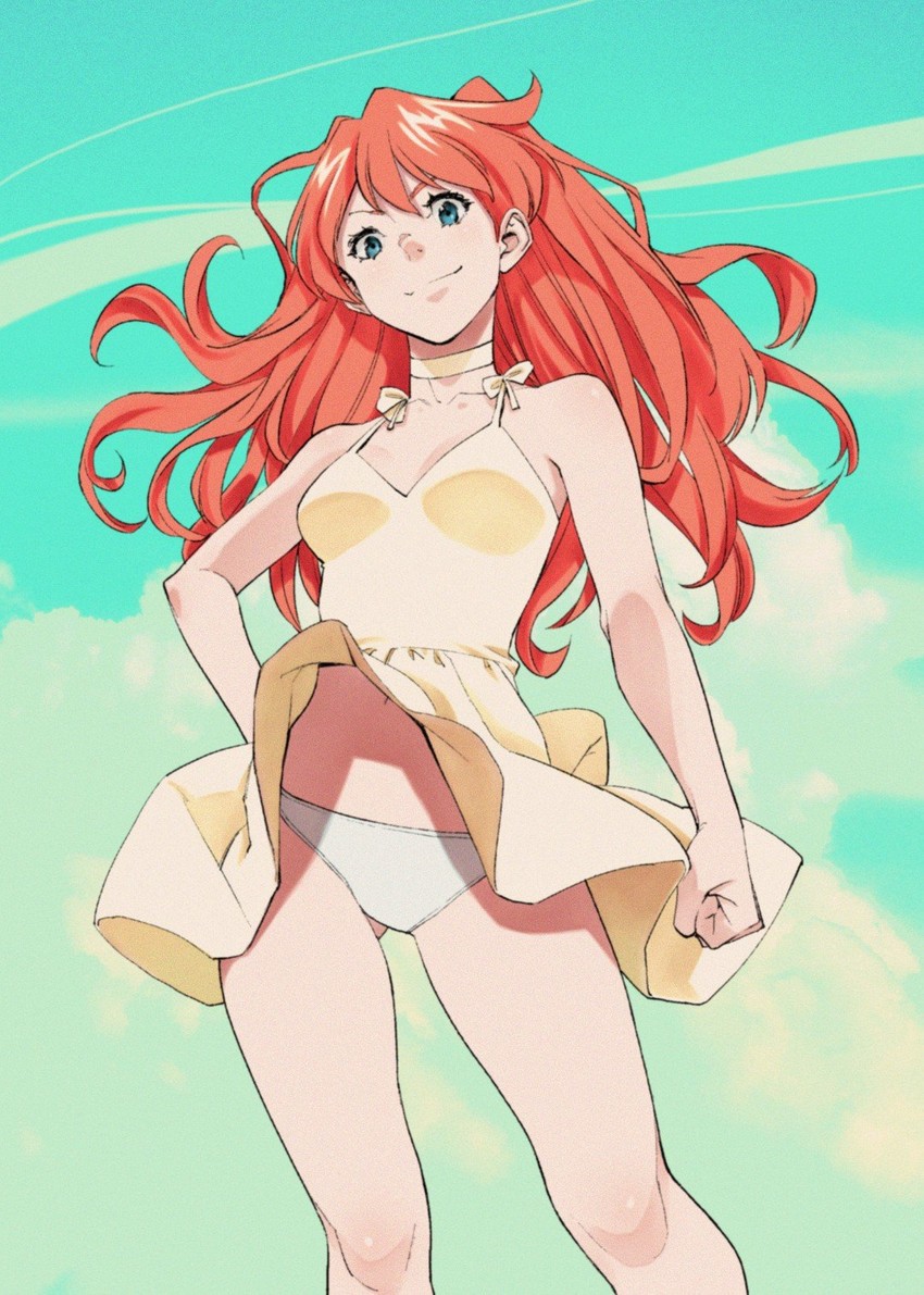 souryuu asuka langley (neon genesis evangelion) drawn by komi_shin'ya
