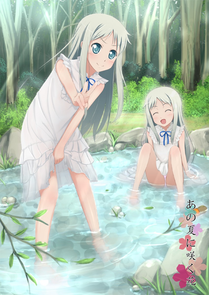 honma meiko (ano hi mita hana no namae wo bokutachi wa mada shiranai.) drawn by fllay