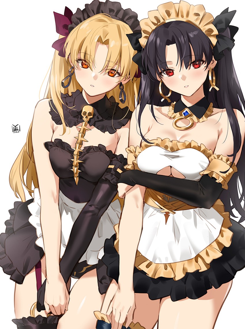 ereshkigal and ishtar (fate and 1 more) drawn by yd_(orange_maru)