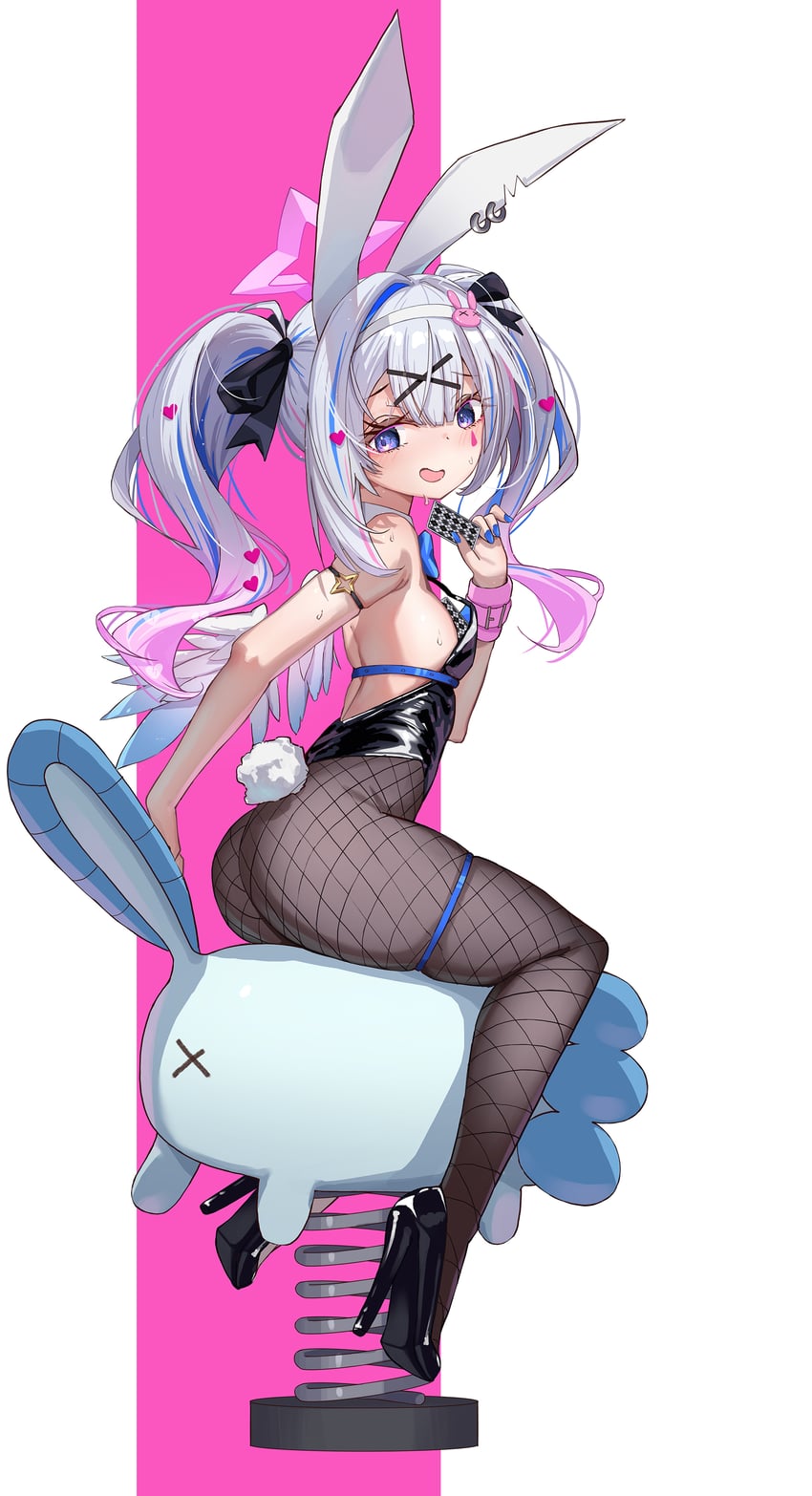 amane kanata and upao (hololive and 2 more) drawn by juu_p