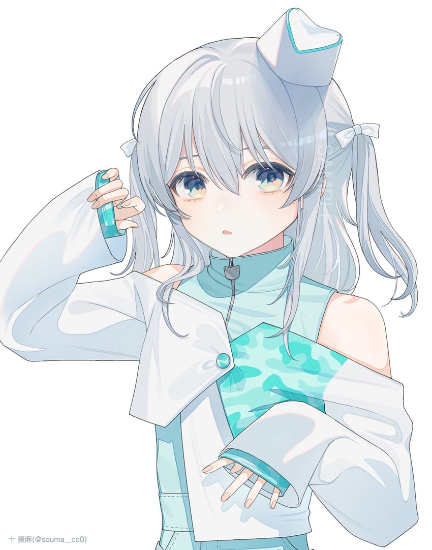 nekomugi tororo (indie virtual youtuber) drawn by iei000