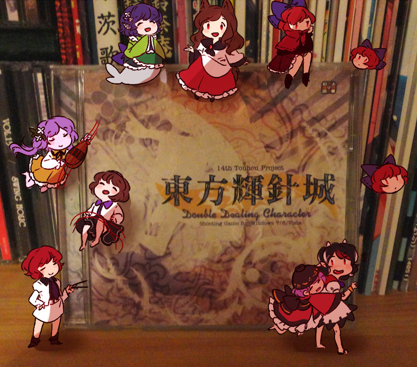 imaizumi kagerou, sekibanki, kijin seija, sukuna shinmyoumaru, wakasagihime, and 3 more (touhou and 1 more) drawn by nekolina