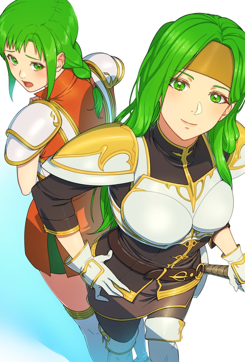 vanessa and syrene (fire emblem and 1 more) drawn by aduti_momoyama