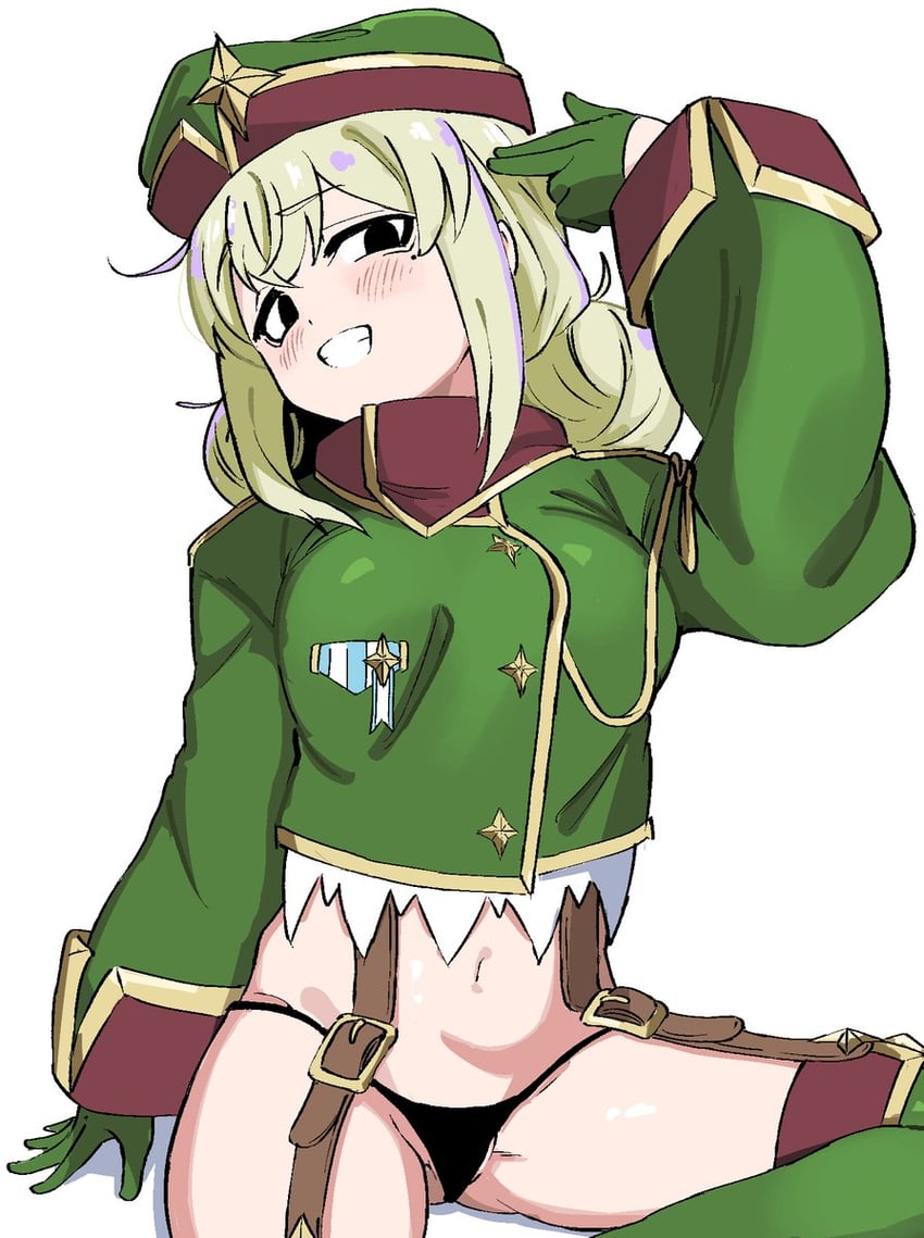 araga kiwi and leoparde (mahou shoujo ni akogarete) drawn by yajiro555