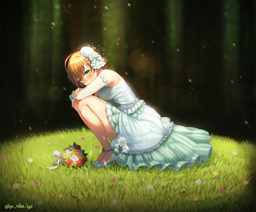 sakuramori kaori (idolmaster and 2 more) drawn by bye_(lbyel)